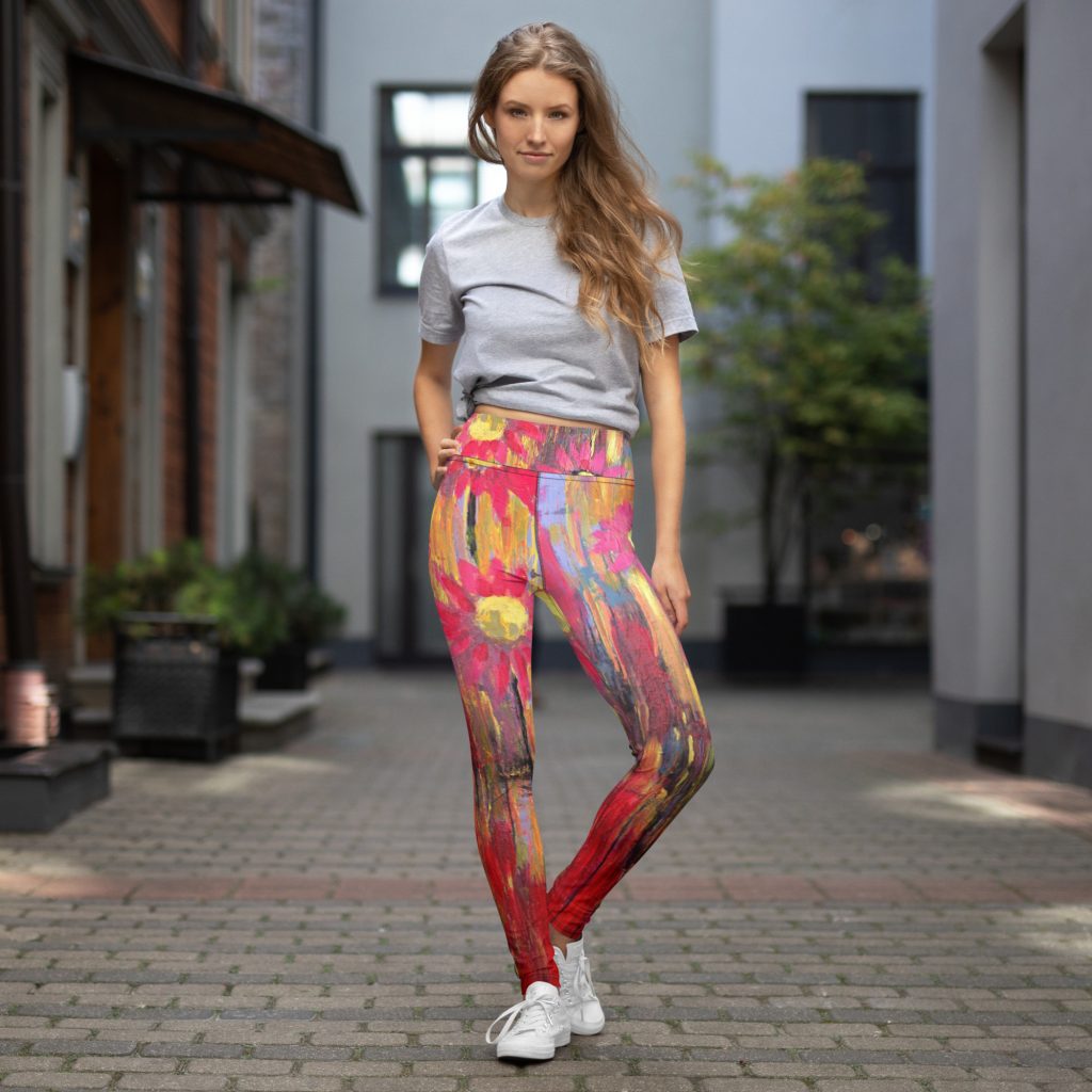 Yoga Leggings. Blooming.