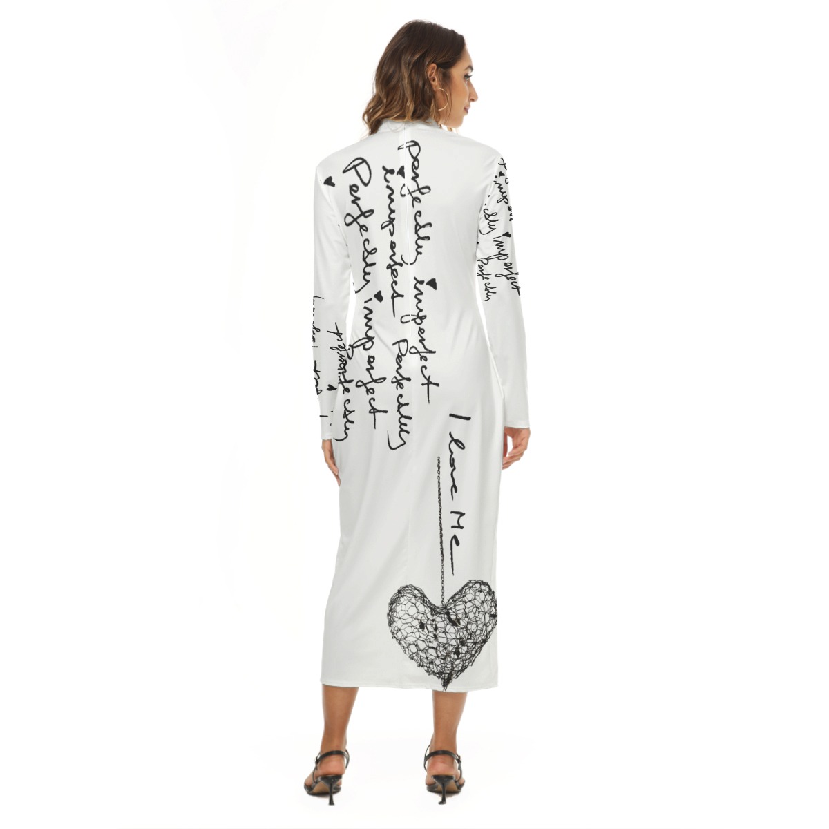 "Perfectly Imperfect " Maxi, Bodycon, Dress - Image 4