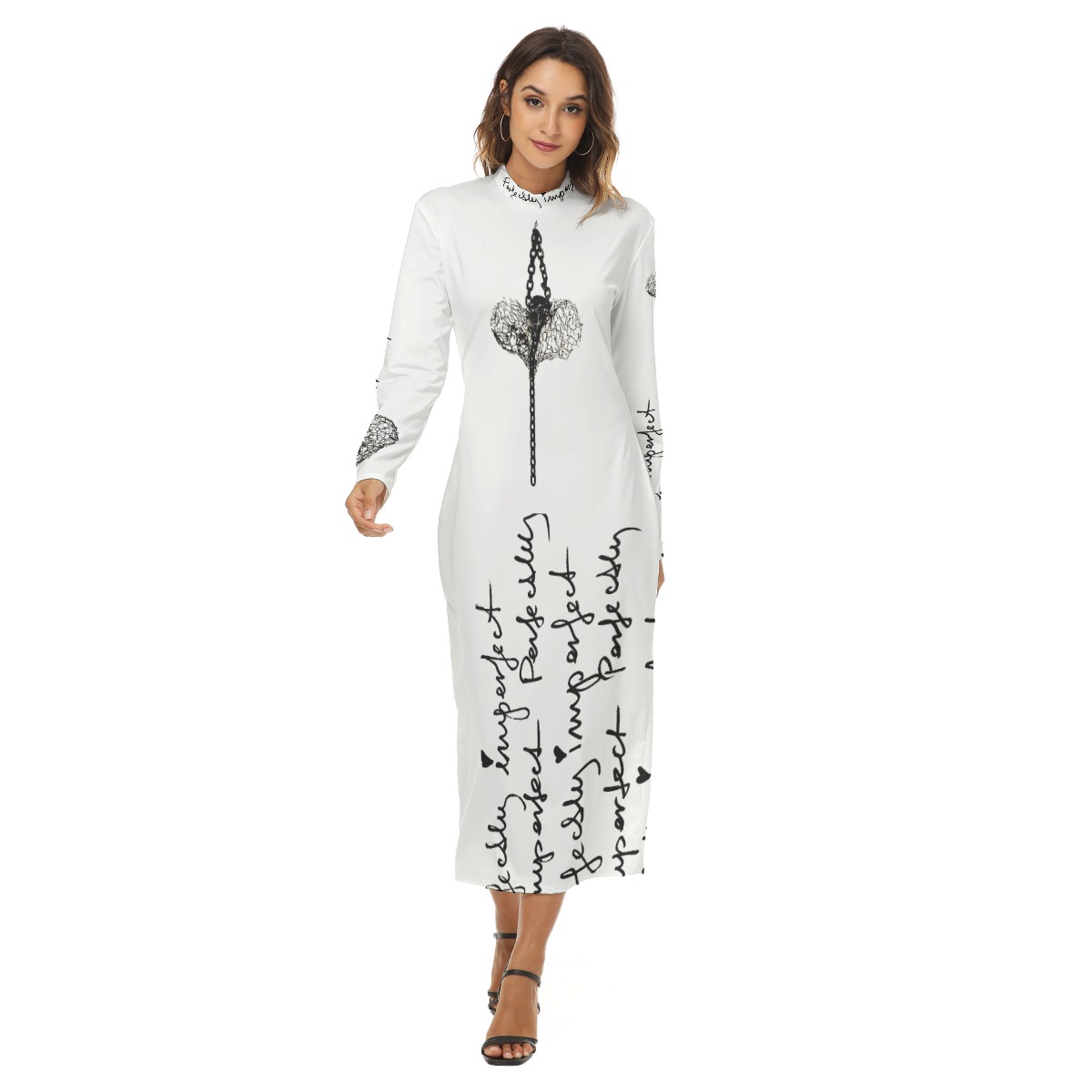 "Perfectly Imperfect " Maxi, Bodycon, Dress